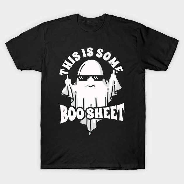 this is some boo sheet- cool boo ghost T-Shirt by SUMAMARU